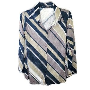 David Cline Button Long Sleeve Blouse Size Small